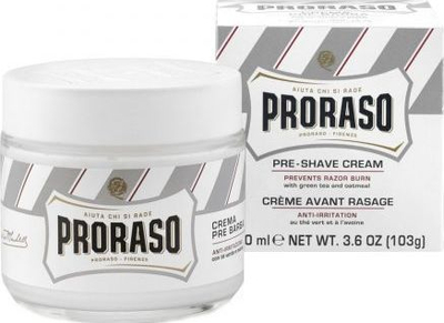 Krem para rrojes Proraso Pre-Shave White, hidratuese, 100ml