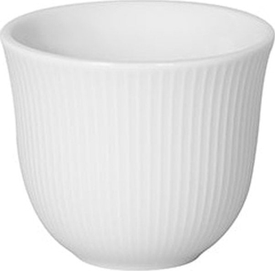 Керамичка шолја Loveramics Brewers Tumbler, 80 ml, со релјеф, бела