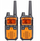 Walkie talkie Midland XT70 Pro, set 2 copë, rreze deri 12 km, portokalli e zezë