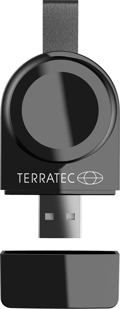 Karikues wireless për smartwatch TerraTec ChargeAIR Watch, me USB, 5 V, i zi