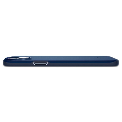 Këllëf telefoni Spigen Thin Fit për iPhone 15 Plus, blu navy
