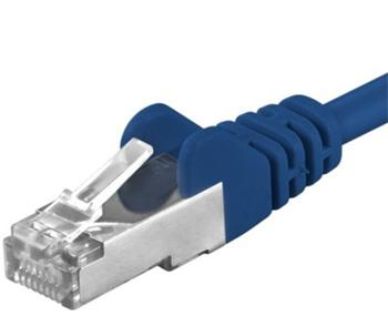 Kabllo Premiumcord Patchcable CAT6a S-FTP, RJ45-RJ45, AWG 26/7, 3m, e kaltër