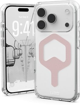 Kllëf telefoni Urban Armor Gear Plyo, 6.3", MagSafe, rozë e tejdukshme