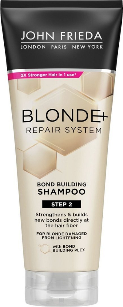 Shampo për flokë bjonde John Frieda Blonde+ Repair System, 250 ml
