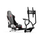 Kokpit garash Diablo Chairs X-Drive, ulëse gaming ergonomike, konstrukt metalik për timon dhe pedale, bardh e zezë