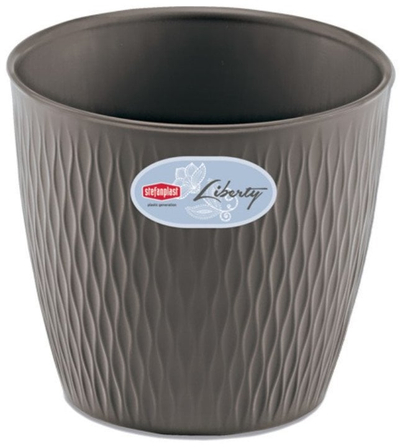 Vazo lulesh Liberty Pot, 16cm, për brendësi dhe ambient të jashtëm, gri Quartz