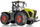 Lodër traktor Wiking Claas 4500 Xerion, shkallë 1/32, 4WD, jeshil