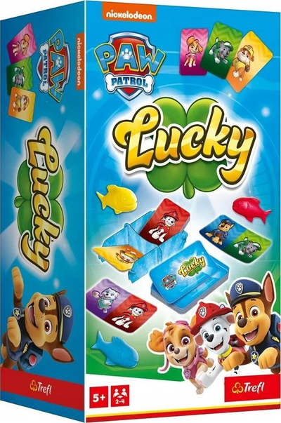Друштвена игра Spin Master Lucky Game Paw Patrol 02593, семејна, за деца