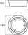 Llambë tavanore LED Philips E3 93535 White Dawn, 14W, 1100 lm, 3000K, e bardhë
