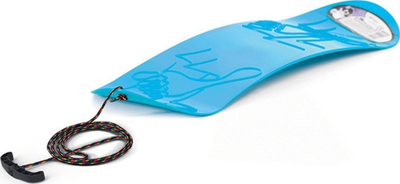 Dërrasë bore Slider Snowboard S, plastike, për kalamaj, blu e çelët