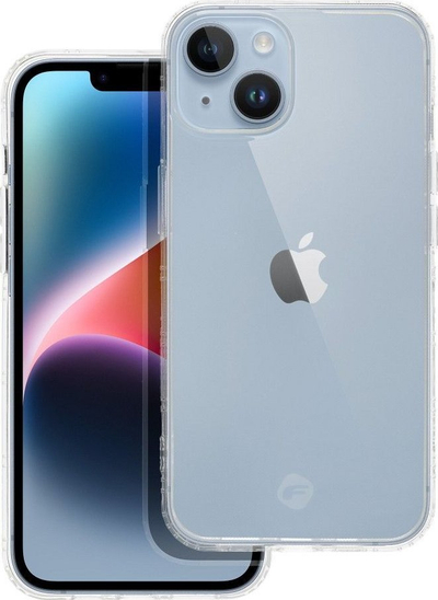 Maskë telefoni Forcell F-Protect Long Lasting për iPhone 14, elastike, transparente