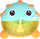 Lodër banje Bocioland Bubble Fish 0441, me flluska dhe muzikë, jeshile