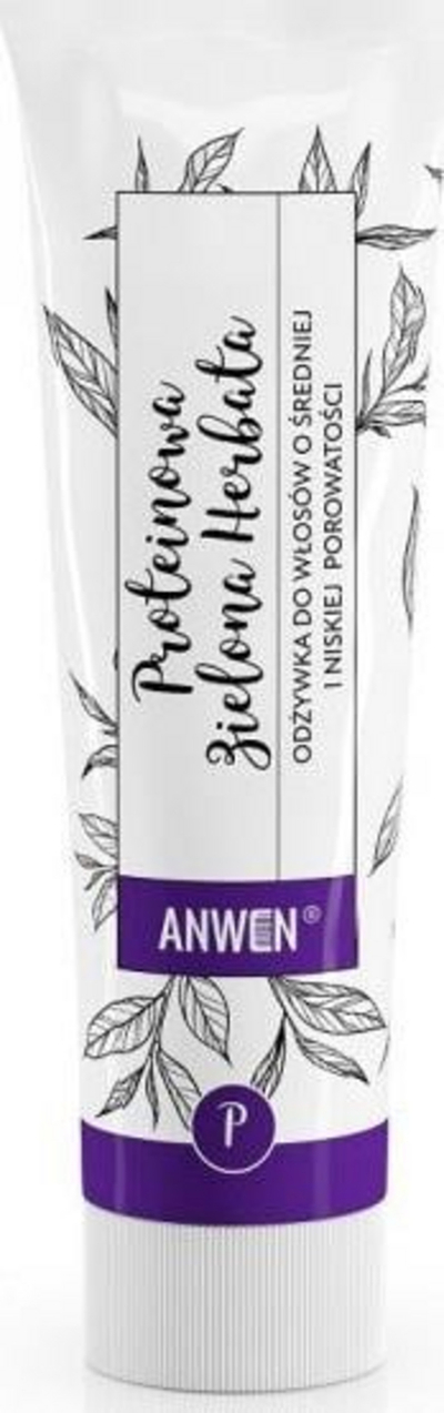 Balsam flokësh Anwen Green Tea, me proteina, për flokë me porozitet mesatar dhe të ulët, 100 ml