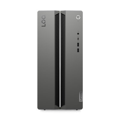 Kompjuter Gaming Lenovo LOQ Tower 17IRR9, Intel Core i5-14400, RTX 5060 8GB, 1TB SSD, gri e zezë