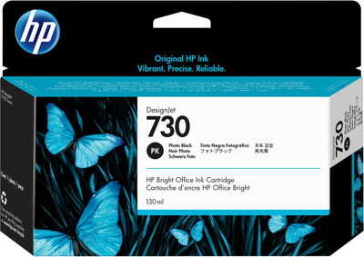 Ngjyrë printeri HP 730 DesignJet, 130 ml, e zezë