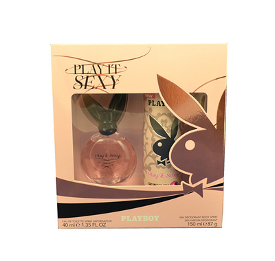 Set Playboy Play It Sexy, Eau de Toilette 40 ml + Deodorantdorantdorant 150 ml