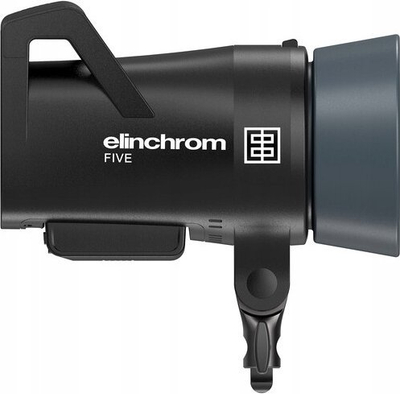 Set blic profesional Elinchrom FIVE Single Head Kit, LED bi-color, me bateri, i zi
