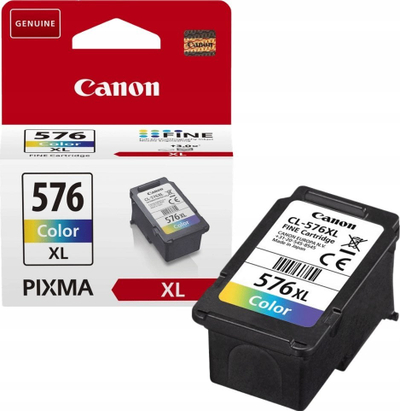 Fishek boje Canon CL-576XL, XL, tri kolor, për Canon Pixma