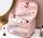 Çantë kozmetike organizuese Vanity Case për udhëtim, me grep, rozë