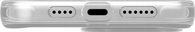 Kapak telefoni Uniq Calio Magclick Charging për iPhone 15 Pro 6.1", i sheshtë me MagSafe, transparent