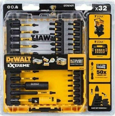 Set bita Dewalt Flextorq, 32 copë (DT70747T-QZ)
