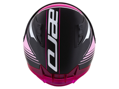 Helmetë moto Cassida Aero Drome 1870, full face, polikarbonat, e zezë