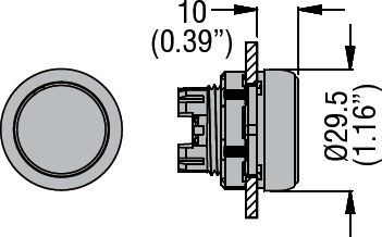 Buton Lovato Electric, i gjelbër