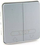 Ndërprerës roletash Legrand Plexo 069539, 2 butona, IP55, gri
