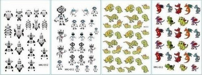 Stickerë letre Fandy Mini Paper Stickers Space, set me 100 copë, me yje e hapësirë, shumëngjyrësh