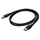 Kabllo Lanberg, USB-A / USB-A, 1 m, e zezë