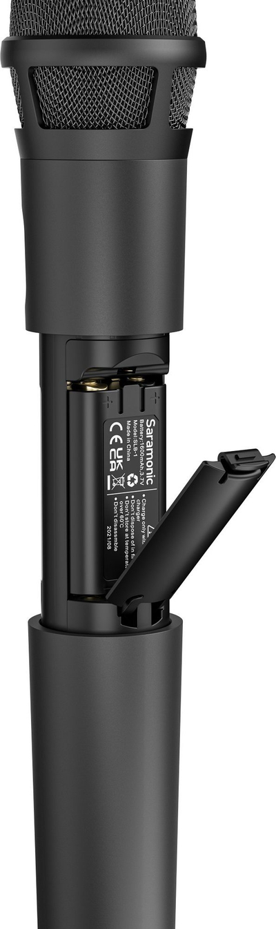 Микрофон репортер Saramonic Vlink2 HU, 2.4GHz, безжичен, црн