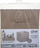Shportë organizimi 5 Five Simply Smart Mix N Modul, 31x31x31cm, jute dhe kanavacë, bejxhi