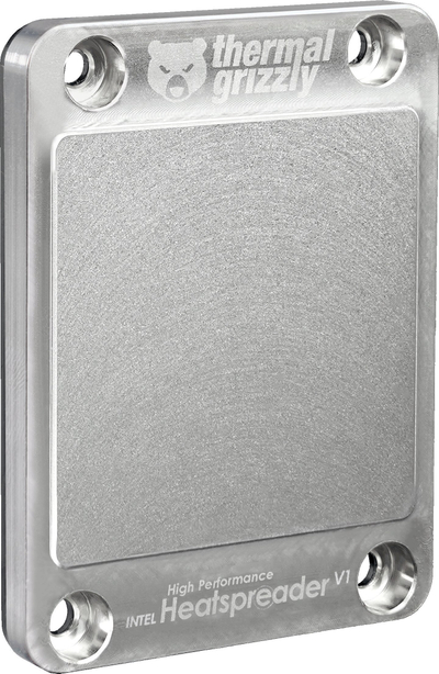 Heatspreader për CPU Thermal Grizzly Intel High Performance V1, për procesorë delidd, ngjyrë argjendtë