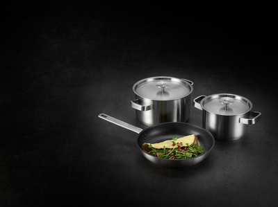 Set tenxheresh Domestic Aluminum Cookware Set, 10 pjesë, alumin, ngjyrë metalike