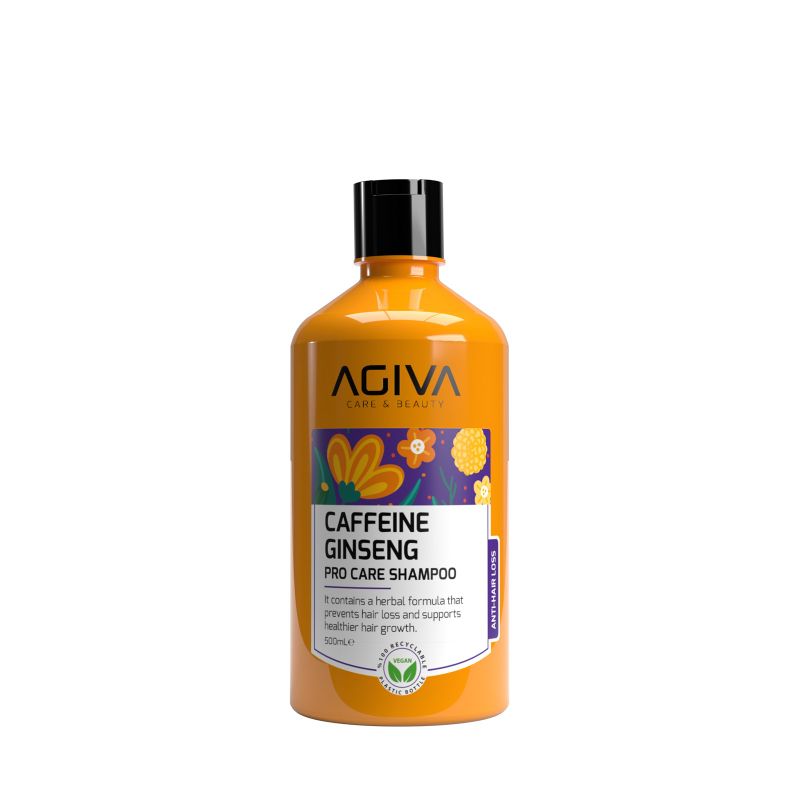 Shampo për flokë Agiva Caffeine Ginseng, 500ml