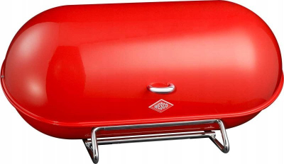 Kuti buke Wesco 8012205, çelik inox, formë ovale, e kuqe