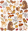 Stickers dekorativë DpCraft Winter Sports, set 32 copë, motive dimërore