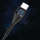Kabllo karikimi Awei CL-115T USB në USB-C, 1m, 2.4A, e zezë