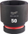 Kokë çelësi goditëse Milwaukee SHOCKWAVE, 1", 50mm, e zezë