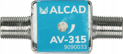 Ослабувач на сигнал Alcad AV-315, за RTV SAT, метална конструкција