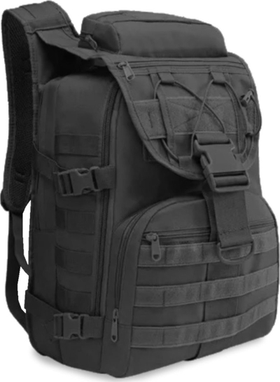 Shpinë turistike Offlander Survival Hiker 25L, najlon, e zezë