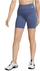 Shorts sportivë për femra Nike One Mid Rise, Dri FIT, blu