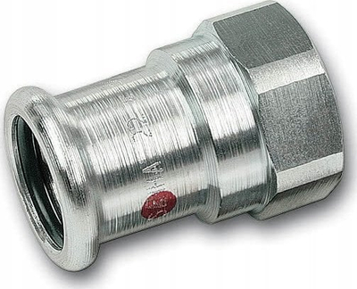 Bashkues çelik karboni Sanha Press, 22 mm, me filetë femër 1/2", i galvanizuar