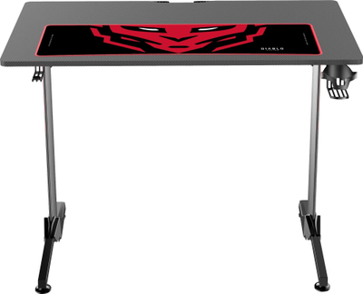 Tavolinë gaming Diablo Chairs X Mate 1000, 100 x 60 cm, e zezë e kuqe