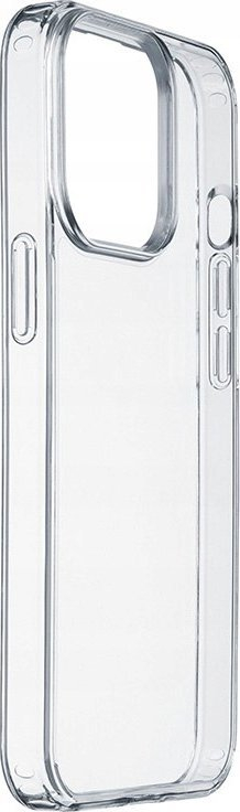 Kapak telefoni Cellularline Clear Strong për iPhone 15, antibakterial, transparent