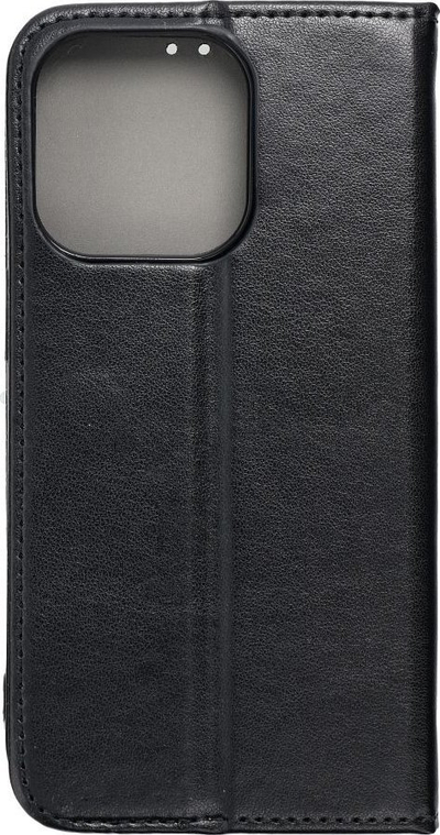 Kapak portofol për iPhone 14 Pro Smart Magneto, flip, mbyllje me magnet, i zi