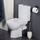 WC kompakt Cersanit Parva 306, 3/6 L, ulëse duroplast me mbyllje të butë, e bardhë