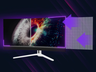 Monitor i lakuar gaming Lorgar Pro 34MP1, 34\", UWQHD 3440x1440, 180Hz, gri