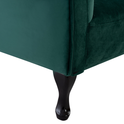 Divan Chesterfield Niovi (HM3007.03), gjelbër/ zezë