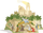 Dekor Krishtlindjesh BN BS-05 Nativity Scene, letër, 30 x 19 cm, shumngjyrësh